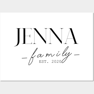 Jenna Family EST. 2020, Surname, Jenna Posters and Art